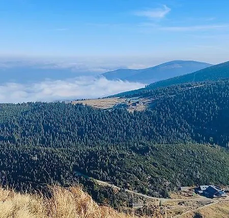 Alpehytte Gorskie W Karkonoszach Z Widokiem Podgórzyn