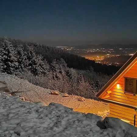 Gorskie W Karkonoszach Z Widokiem בקתה *